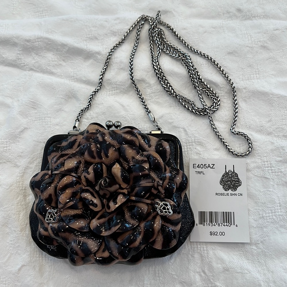 NWT Brighton Rosalie Shine coin purse on chain